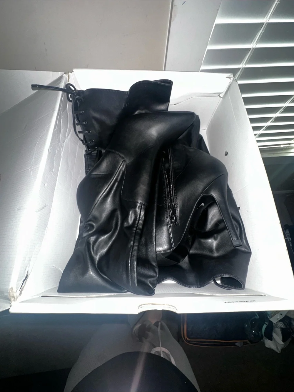Aldo Black Over-the-Knee Stiletto Boots
